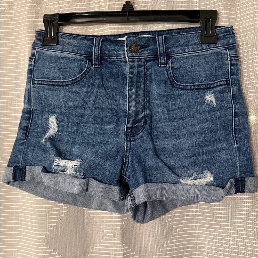 PacSun Distressed Blue Jean Shorts